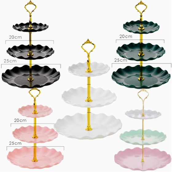 Cupcake stand dessert stand fruit platter display rack 3 tier cake stand