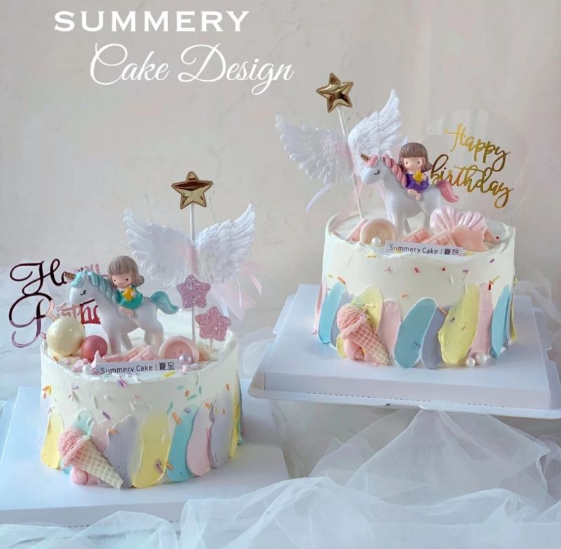 Unicorn topper cloud cake topper cake decorating tool hot air balloon decoration