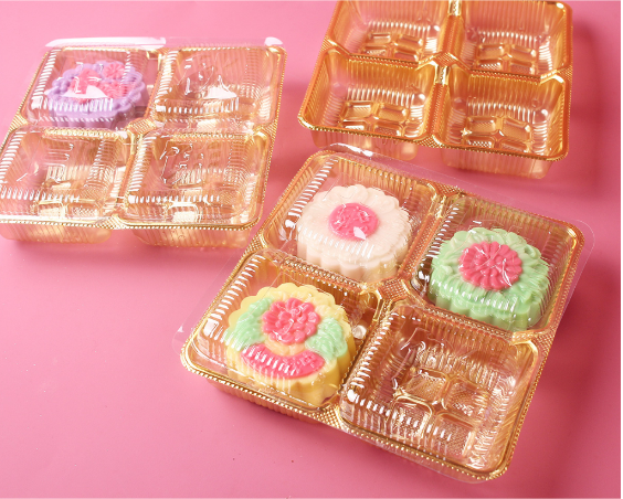 10pcs) Large 125g/150g mooncake tray clear plastic inner tray