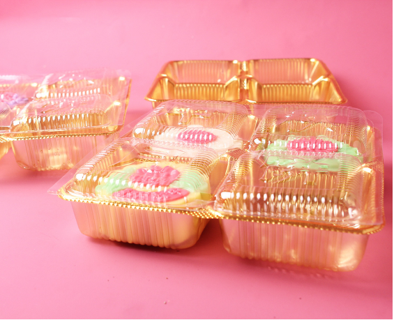 (10pcs) Large 125g/150g mooncake tray clear plastic inner tray packaging