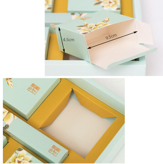 100g/ 125g Mooncake gift box EXTRA large packaging box & carrier 7pcs set