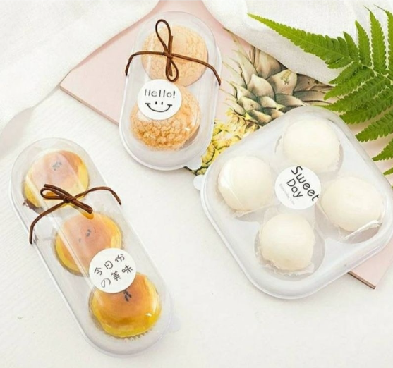 Fruit tart box Daifuku case tart packaging box disposable tray 雪梅娘包装盒