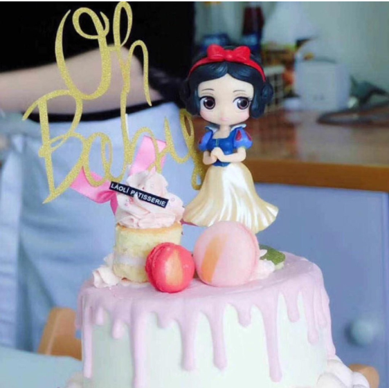 Snow white cake toy figurine for cake decorating princess cake toppers