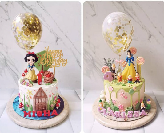 Snow white cake toy figurine for cake decorating princess cake toppers