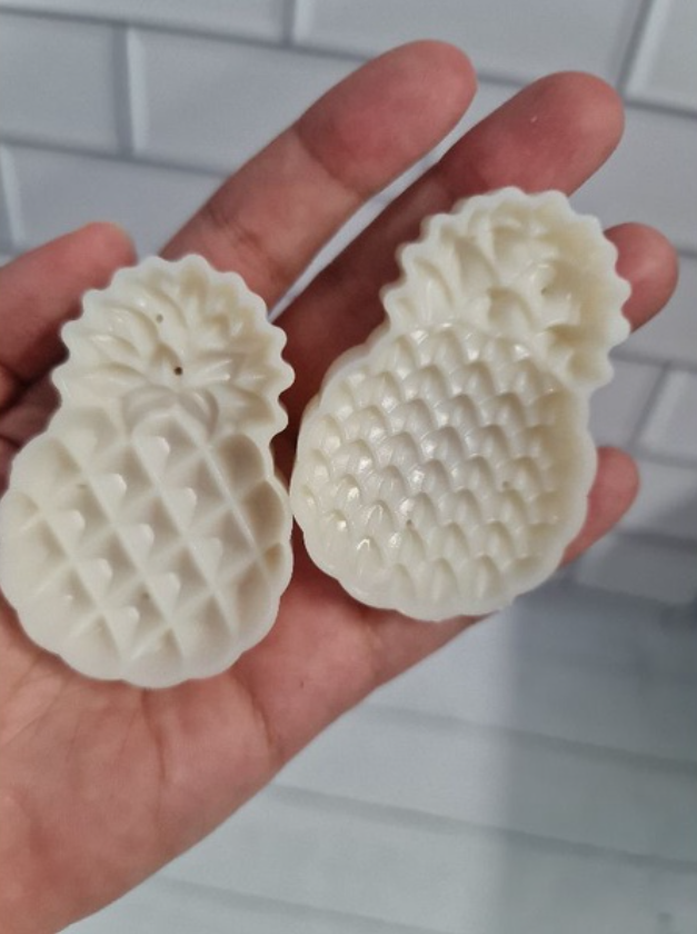 🇸🇬2 pattern Pineapple tart mould cutter Pineapples mooncake presser mold closed pineapple tart mould 黄梨挞模 凤梨酥摸具