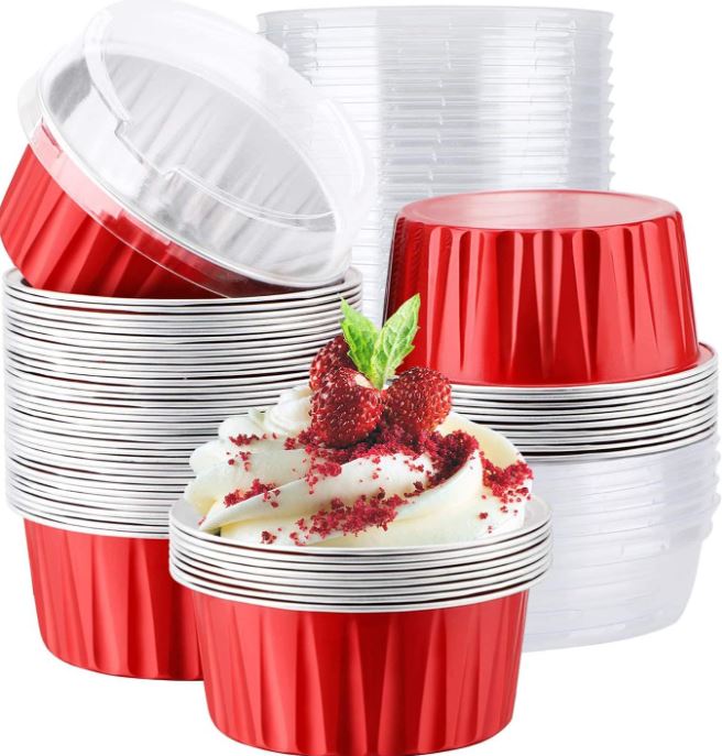 50pcs Baking Cup Bakeable Muffin Liner