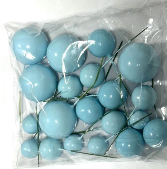 20pcs/pack (1-4cm) Gold ball cake decorating balls sphere colour cake topper