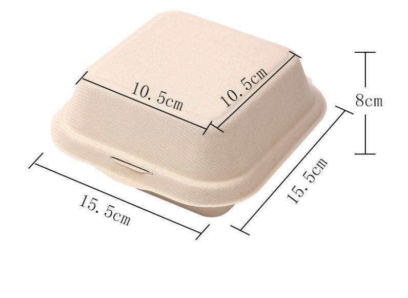 10pcs Takeaway Box Disposable Bento Box Burger Box cake box small food packing boxes lunchbox cake lunch box