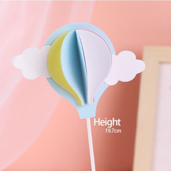 Unicorn topper cloud cake topper cake decorating tool hot air balloon decoration