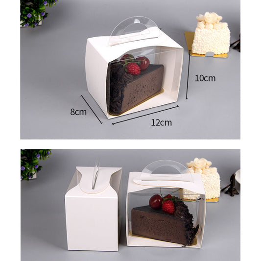 Slice Cake Box Triangle Cake piece Box Single small Cake Box