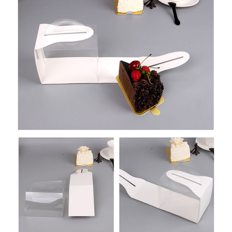 Slice Cake Box Triangle Cake piece Box Single small Cake Box