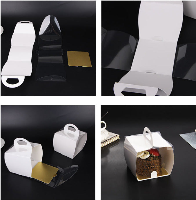 Slice Cake Box Triangle Cake piece Box Single small Cake Box