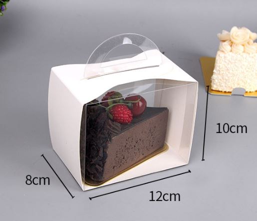 Slice Cake Box Triangle Cake piece Box Single small Cake Box