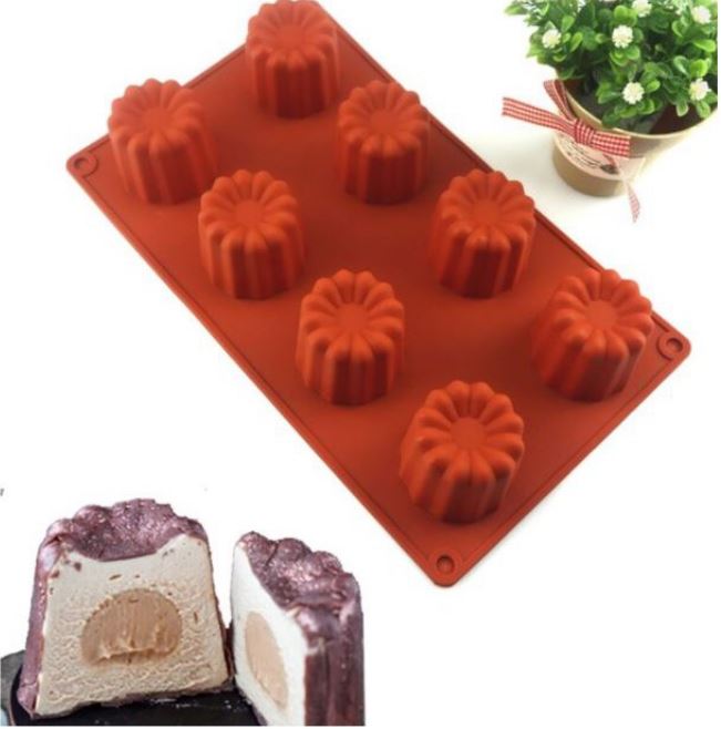 Canele baking mould 8 / 12 cavity fluted cannele baking cake panカヌレ