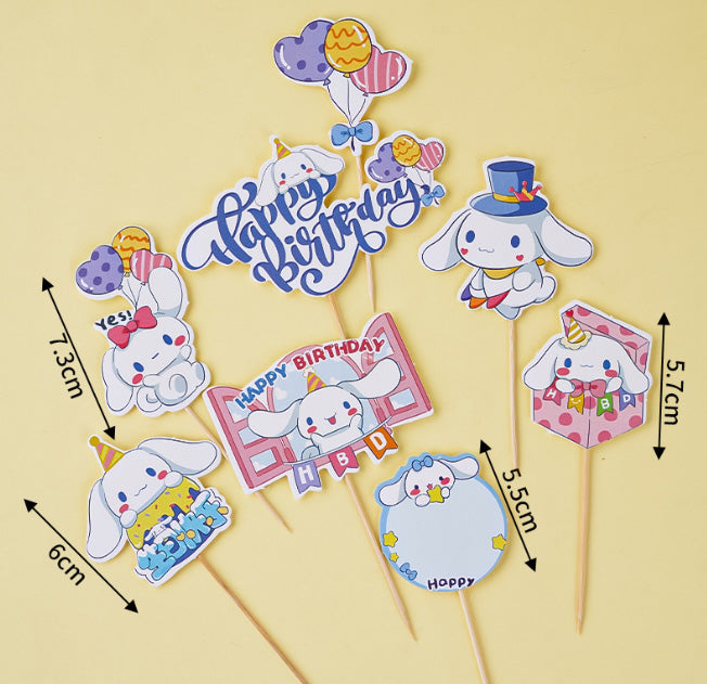 Cinnamoroll Cake topper 玉桂狗蛋糕装饰 toy figurine