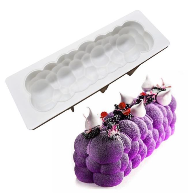 11 inch Cloud log cake mould artisan italian christmas mousse cake mold