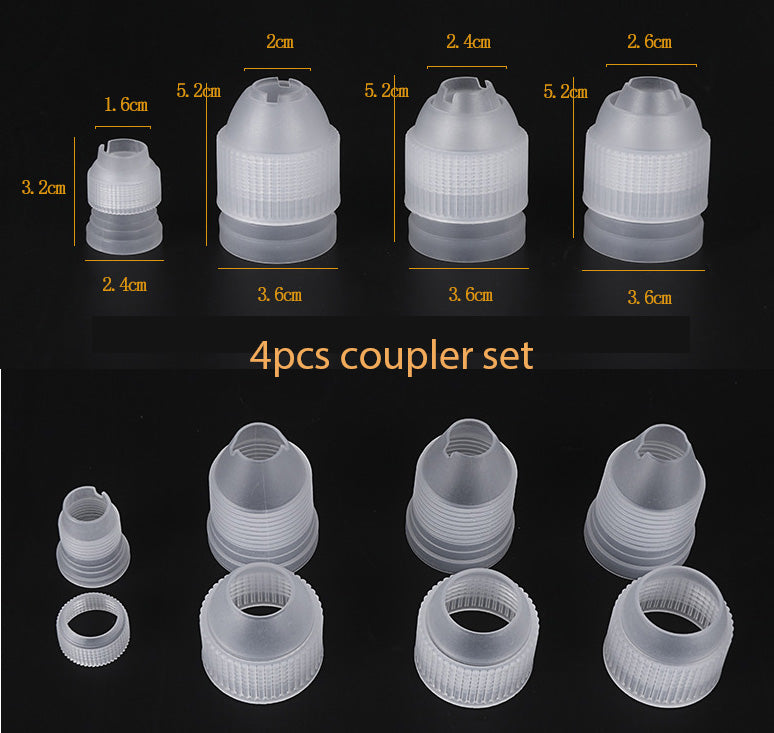 50pcs Piping Bag / coupler - pastry bags for buttercream piping tip / flower lifter