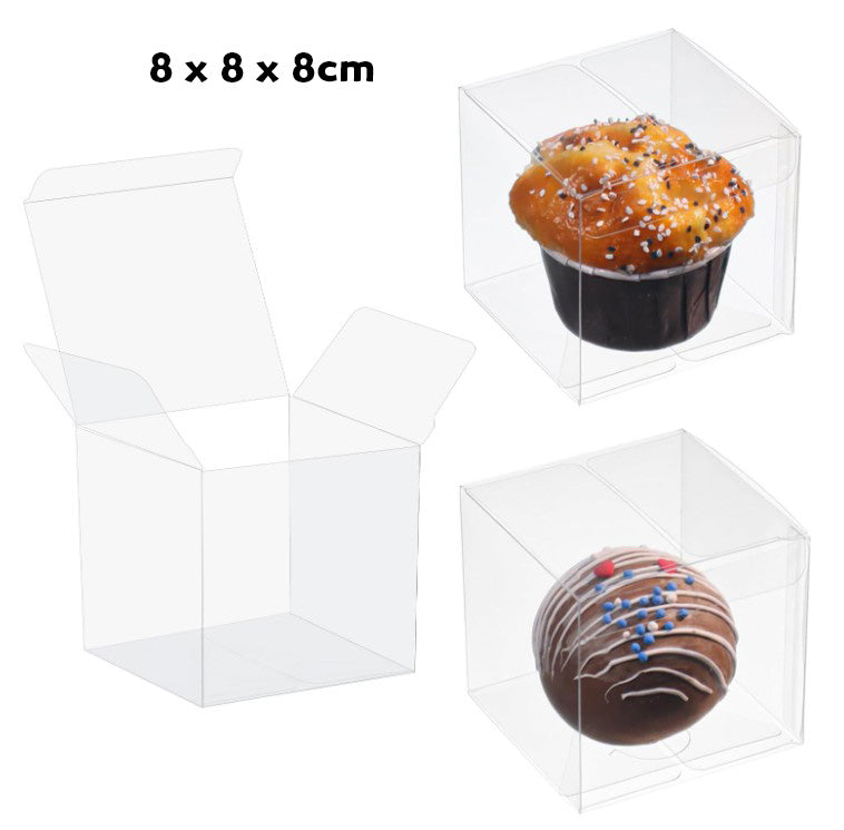 🔥 10pcs clear plastic box gift box - transparent packaging box / cookies box / wedding box / macaron box / PET box