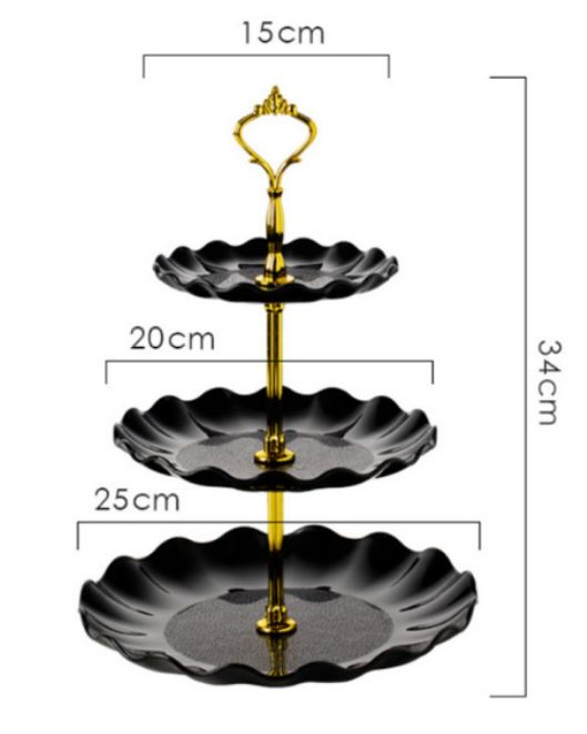 Cupcake stand dessert stand fruit platter display rack 3 tier cake stand