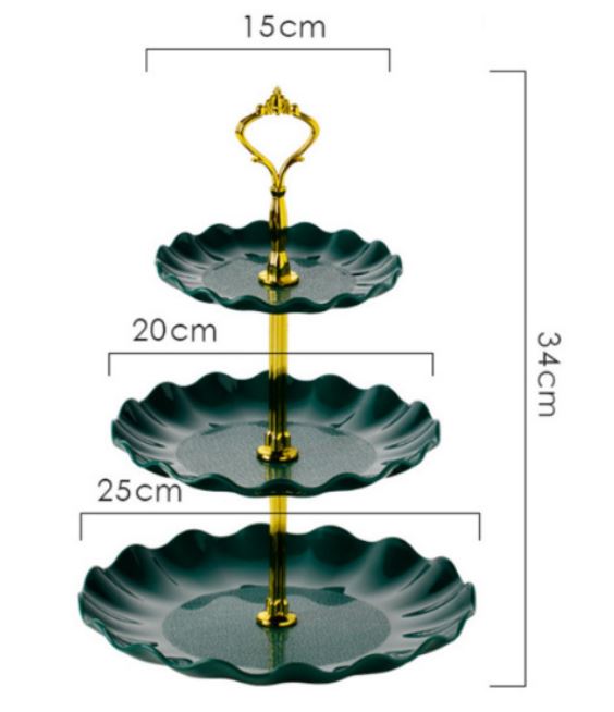 Cupcake stand dessert stand fruit platter display rack 3 tier cake stand