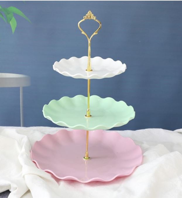 Cupcake stand dessert stand fruit platter display rack 3 tier cake stand