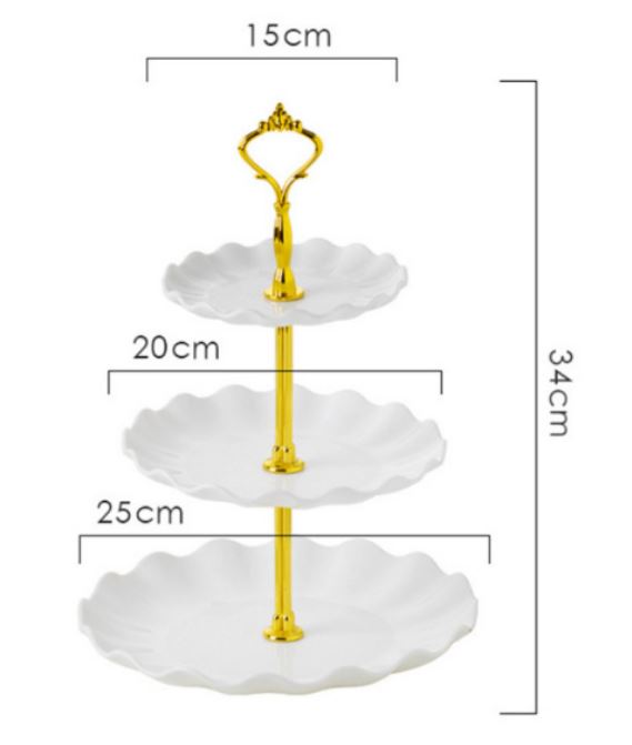 Cupcake stand dessert stand fruit platter display rack 3 tier cake stand