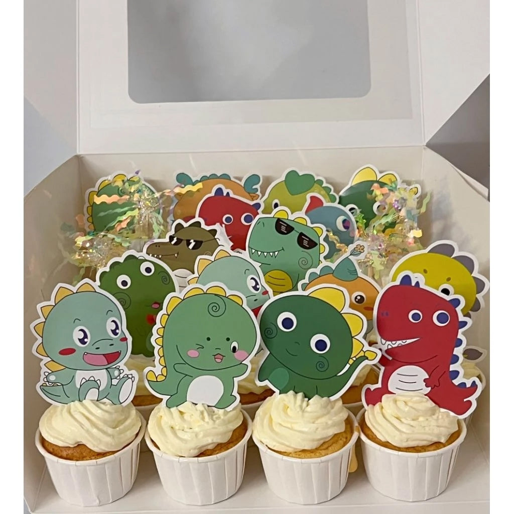Dinosaur Cake Toppers Cupcake Decoration