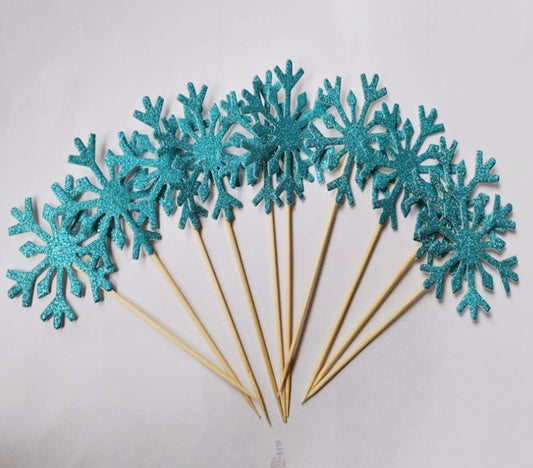 Elsa Cake Toppers Anna Frozen movie cupcake Cake decoration