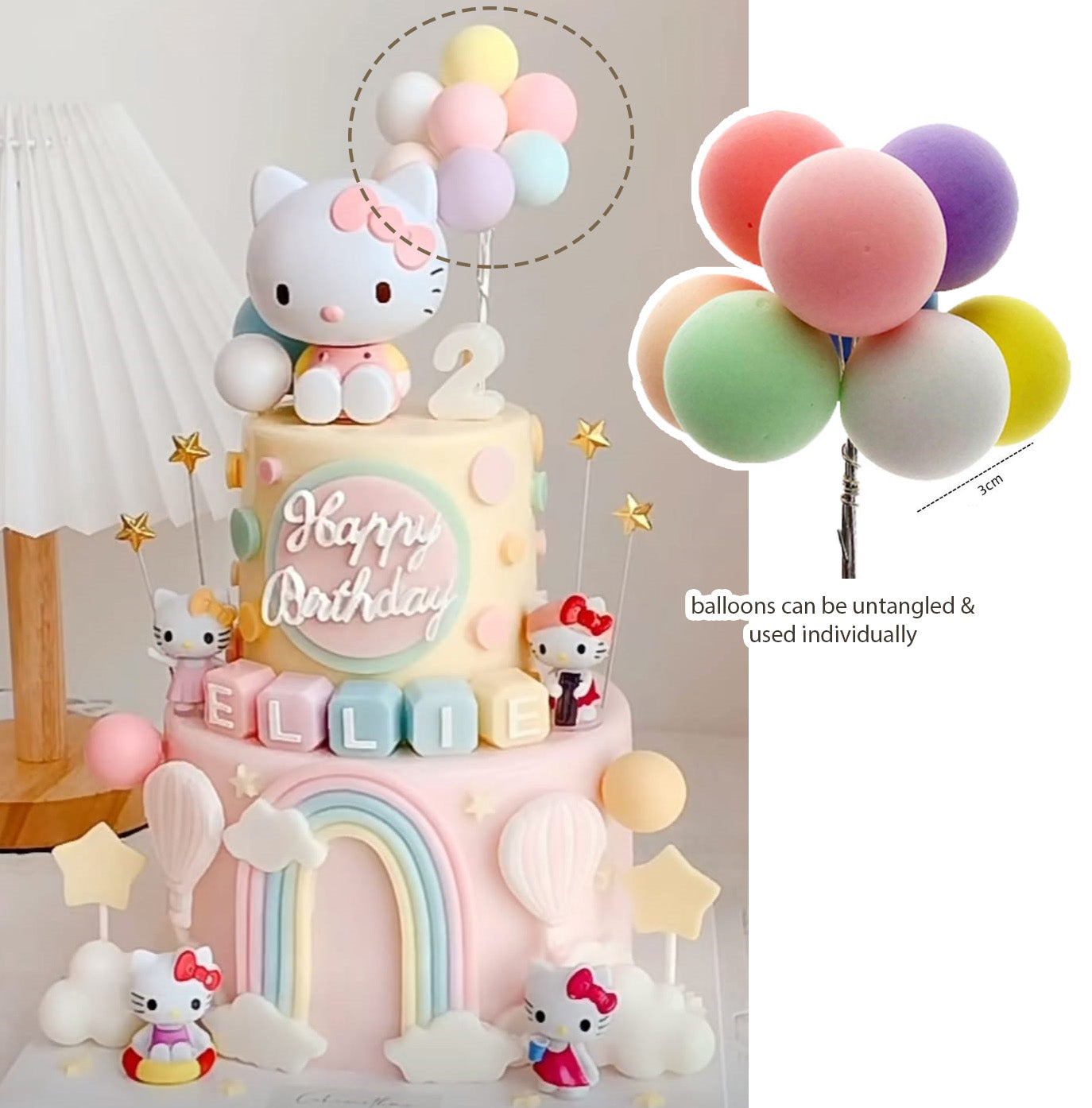 Hello Kitty toy figurine my melody cake topper decoration collectible