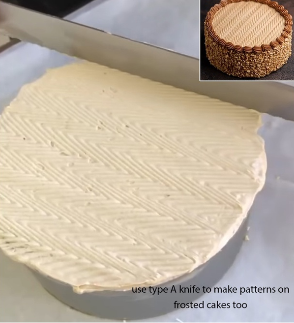 42cm Bread knife / long cake knife for leveling or slicing kitchen Knife