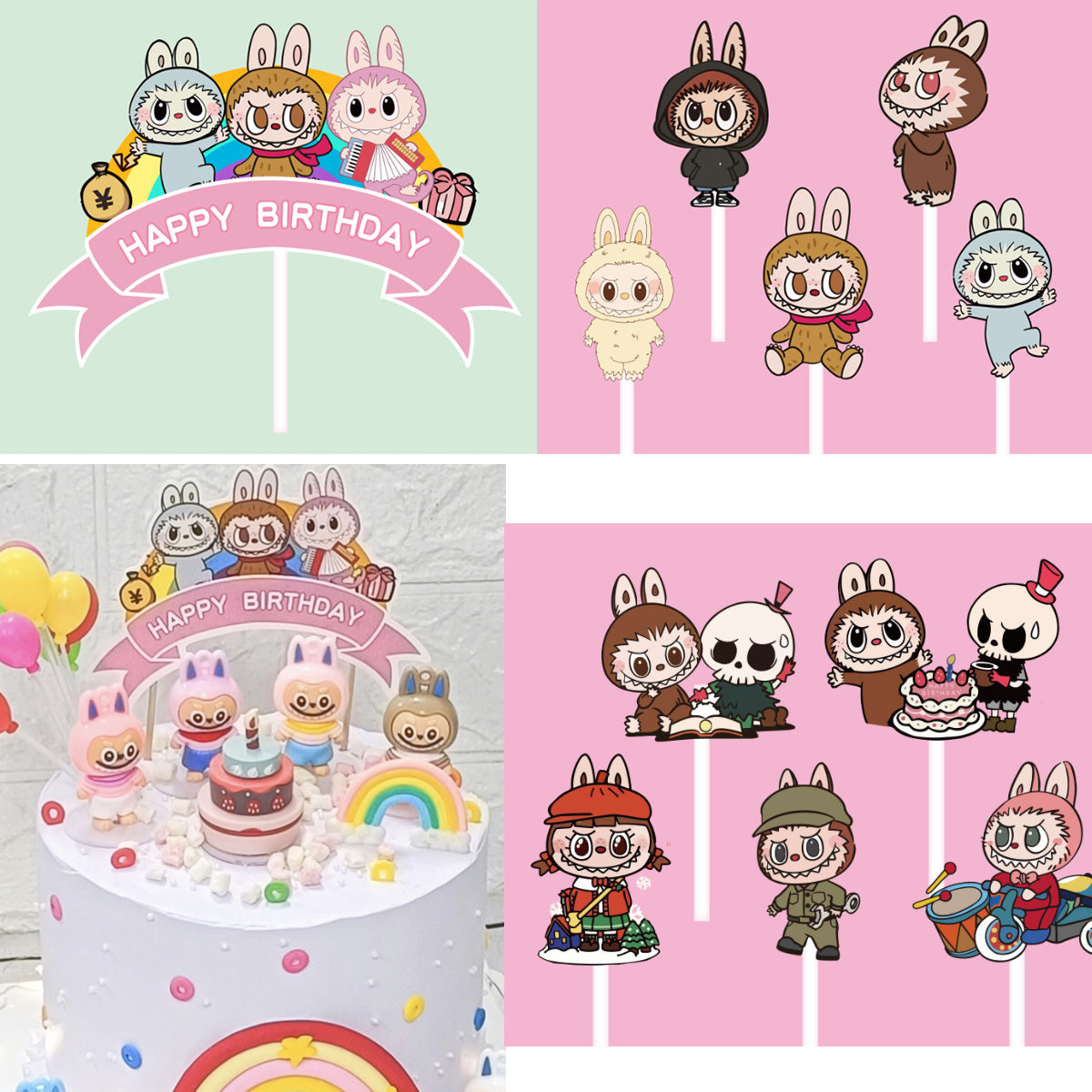 Labubu Cake Topper