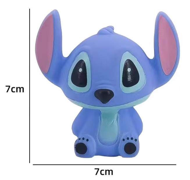 Lilo & Stitch Cake Topper Figurine Cake Decoration Forest Fern Paper Card