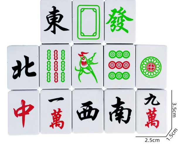 Mahjong cake topper chocolate jelly mahjong Gambling casino cake decoration 麻将蛋糕