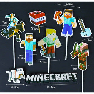 Minecraft Cake Toppers & Decoration