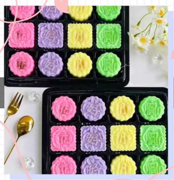 8 cavity PP jelly mooncake Mould