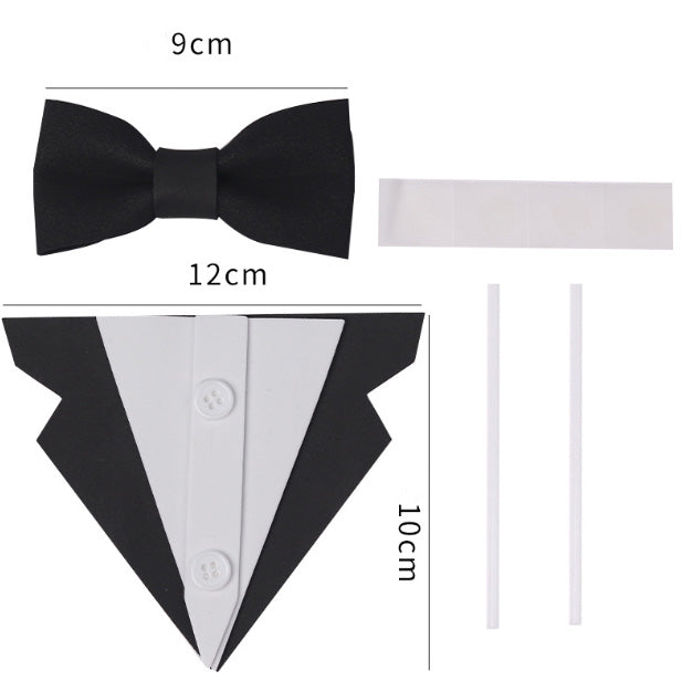 Suits Tuxedo Father's day dad birthday necktie gentleman topper man cake decoration