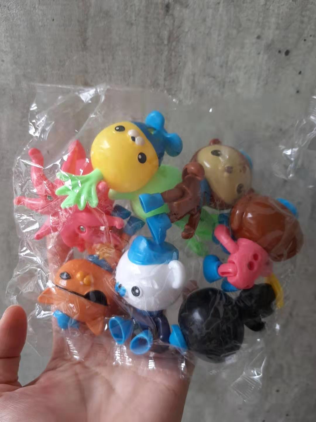 8pcs Octonauts cartoon characters toy figurines for cake decorating or cake toppers