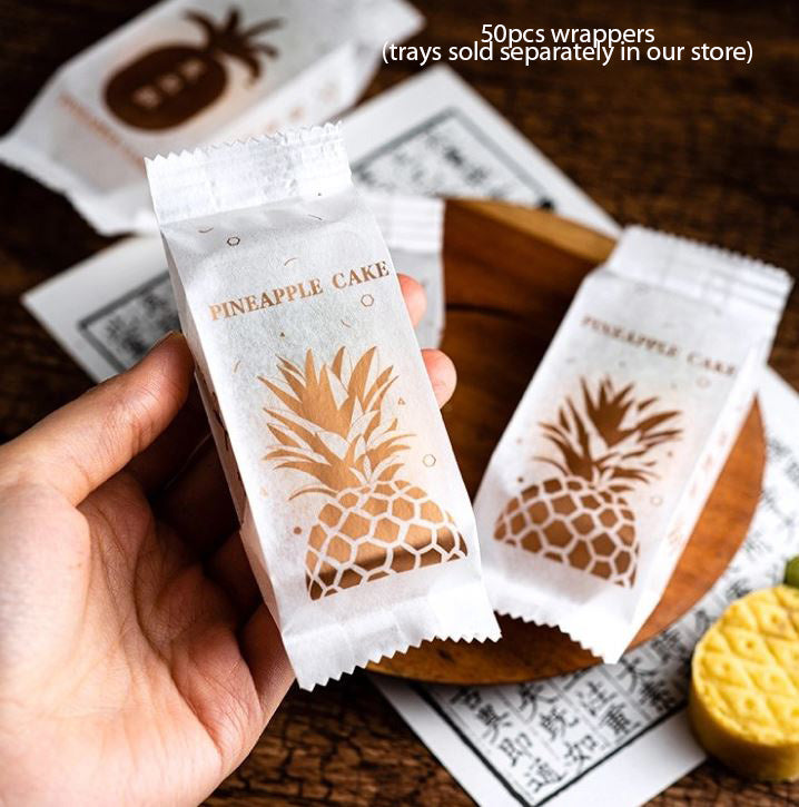 CNY box/wrappers Pineapple tart gift box 黄梨饼礼盒 chinese new year goodies box