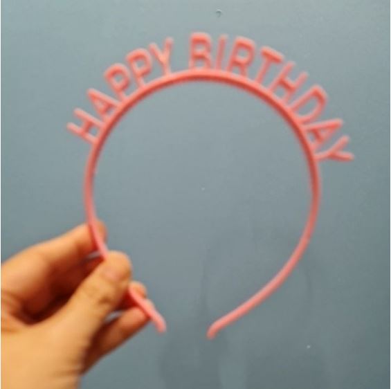 Happy birthday hairband kids birthday party decoration