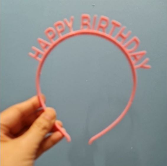 Happy birthday hairband kids birthday party decoration