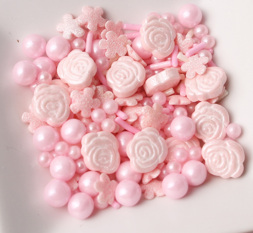 🇸🇬 50g / 50ml sprinkles dragees cupcake decoration sugar pearls nonpareils edible glitter ball sprinkle rod