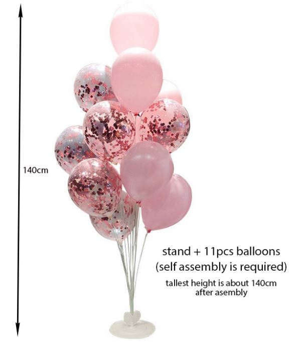 Balloon display stand floating balloons bouquet party decoration