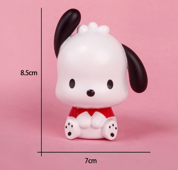 Pochacco Figurine Cake Topper Cupcake Decoration