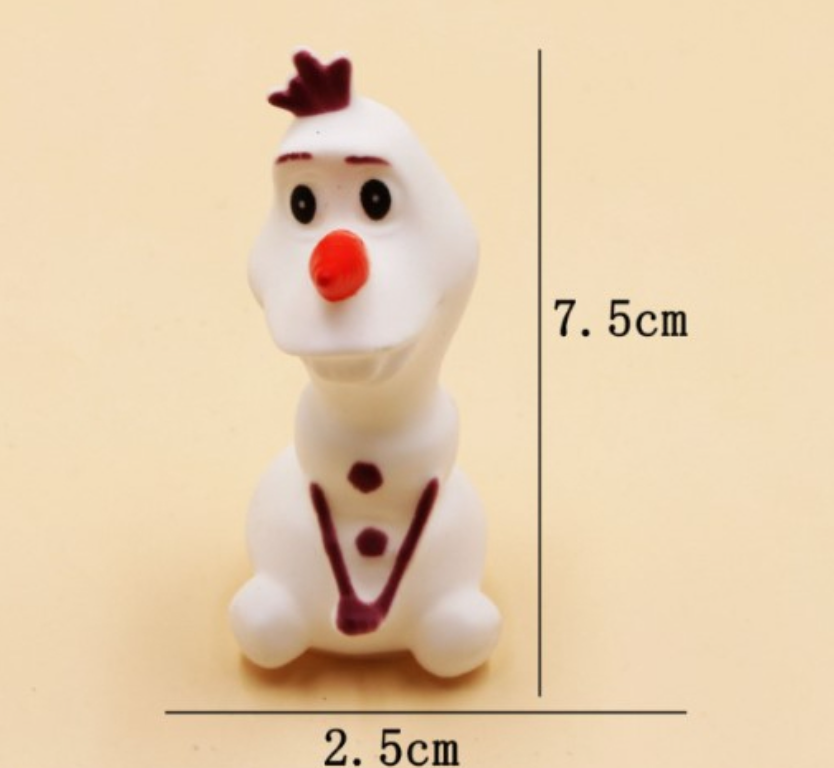 🔥Elsa frozen toy figurine cake topper reusable & washable toy model