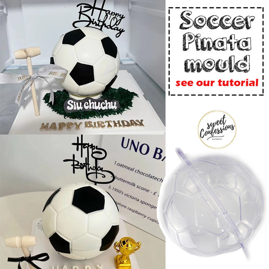 Soccer cake pinata mould football knock knock chocolate cake mould 足球蛋糕模