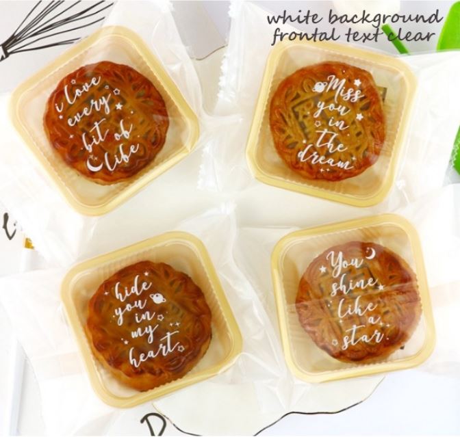 🔥(100pcs wrapper) mooncake heat sealer food wrappers sakura morandi bag packaging cookie wrapper sealing pineapple tart