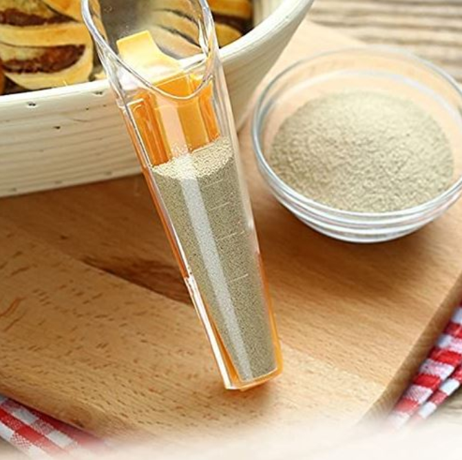 Dry yeast measuring cup bread baking tool weighing scale alternative