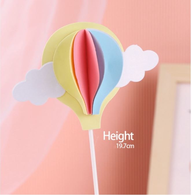 Unicorn topper cloud cake topper cake decorating tool hot air balloon decoration