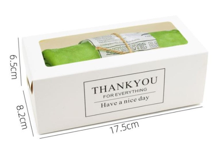 🇸🇬10pcs swiss roll box - log cake box - packaging tray box - napkin roll tray gift box