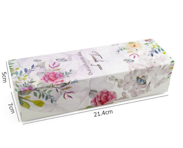 Mooncake box jelly sweets box Floral bouquet box 3 cavity mooncake box gift packaging cake box thank you